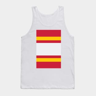 Liverpool Varsity Retro Red, White & Yellow Home Tank Top